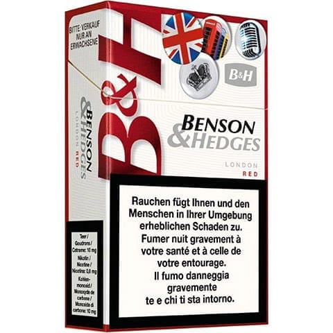 Benson & Hedge London Red 1 Benson & Hedge London Red