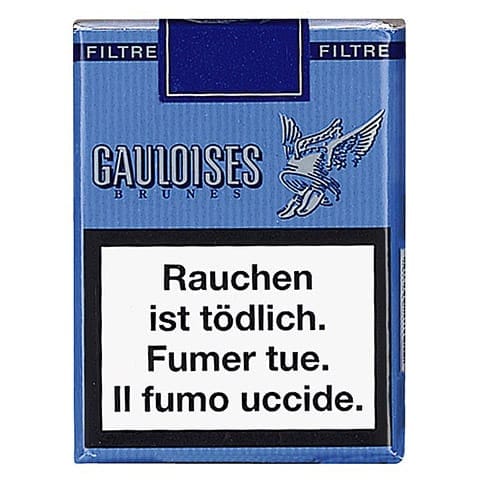 Brown Gauloises with filters 1 Brown Gauloises with filters