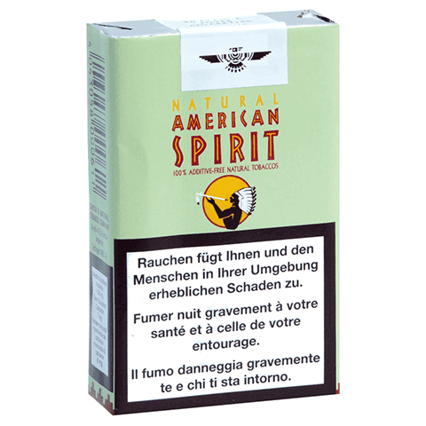 Natural American Spirit Vert sans additifs 1 Natural American Spirit Vert sans additifs